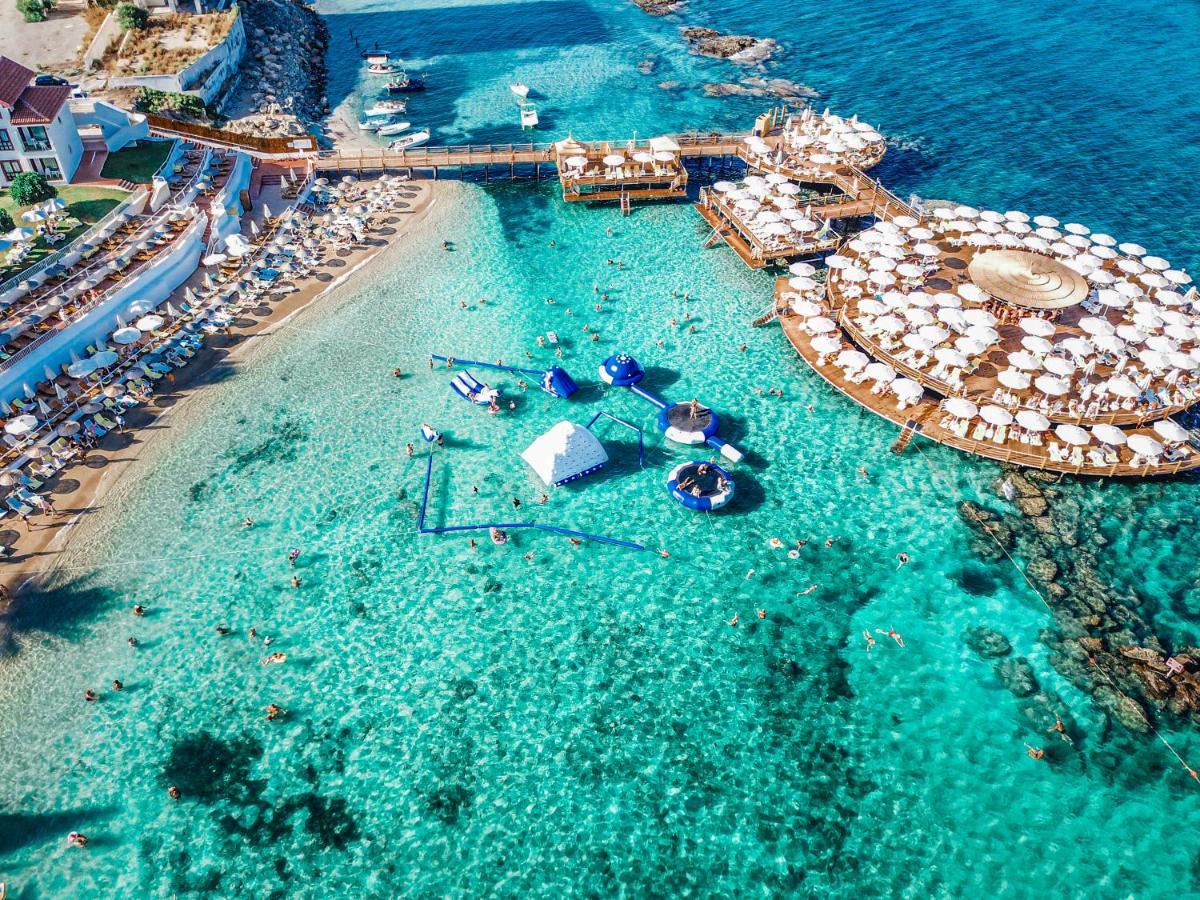 Salamis Bay Conti Resort Hotel & Casino Αμμόχωστος Εξωτερικό φωτογραφία Aerial view of the beach